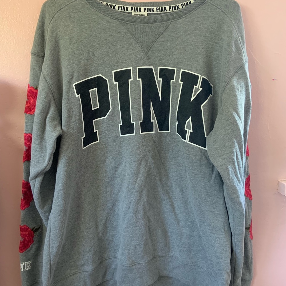 PINK Oversized Crewneck